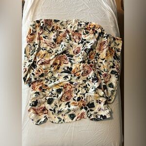 Floral Off-Shoulder Long Sleeve Dress